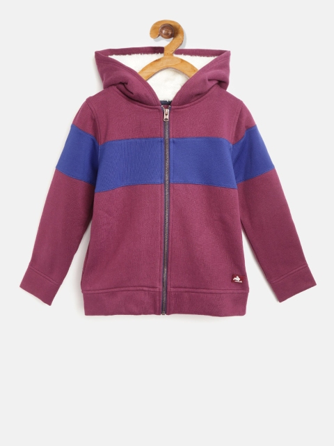 

Cherry Crumble Boys Burgundy Striped Sweatshirt