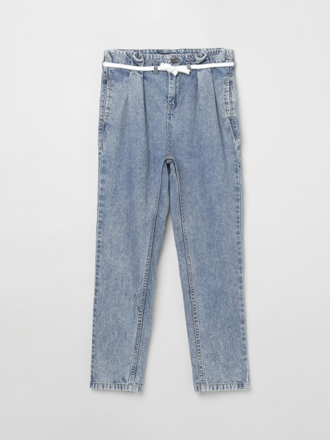 

max Girls Blue Regular Fit Mid-Rise Clean Look Jeans
