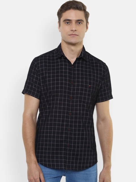 

Louis Philippe Sport Men Navy Blue Checked Casual Shirt