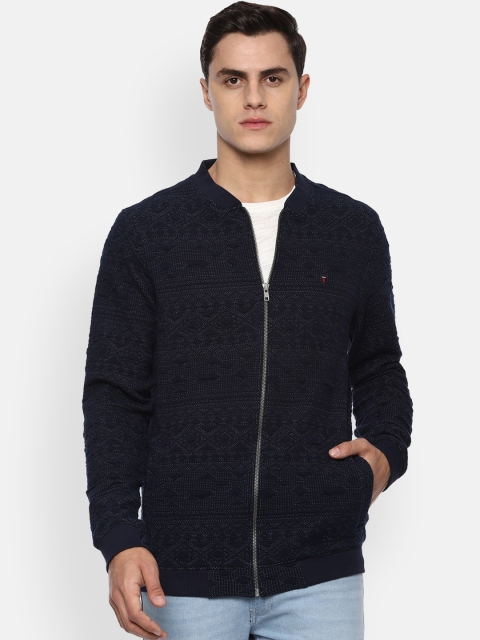 

Louis Philippe Jeans Men Navy Blue Solid Sweatshirt