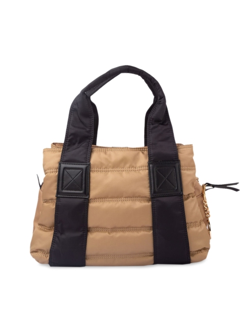 

Sole To Soul Khaki Solid Handheld Bag