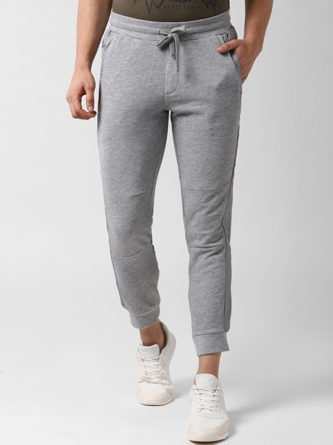 

Peter England Men Grey Solid Joggers
