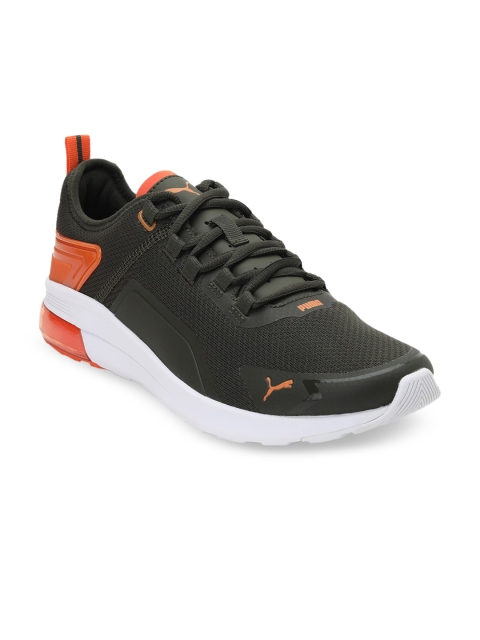

Puma Unisex Black & Green Electron Street Era Sneakers