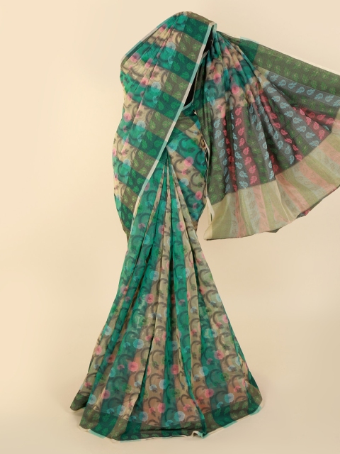 

Pothys Woven Multicoloured Design Supernet Saree, Multi
