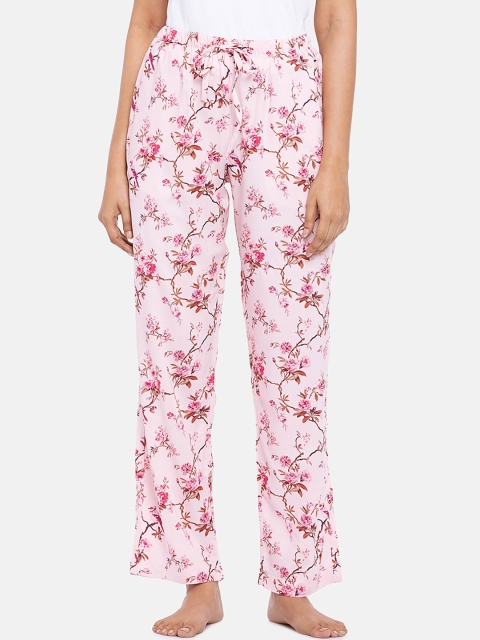 

Dreamz by Pantaloons Women Pink Printed Lounge Pants