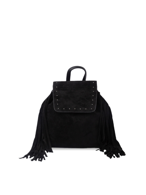 

Sole To Soul Black Solid Shoulder Bag