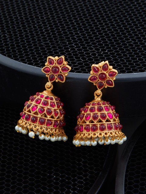 

Alankruthi Pink & Red Contemporary Studs