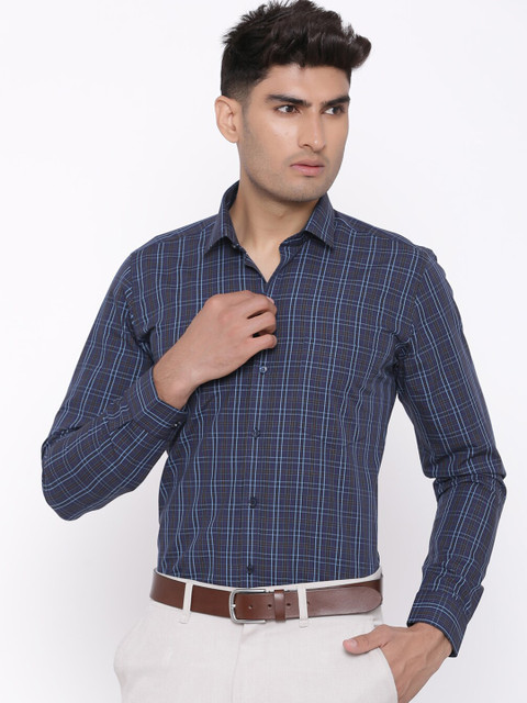 

Tistabene Men Purple Regular Fit Checked Casual Shirt