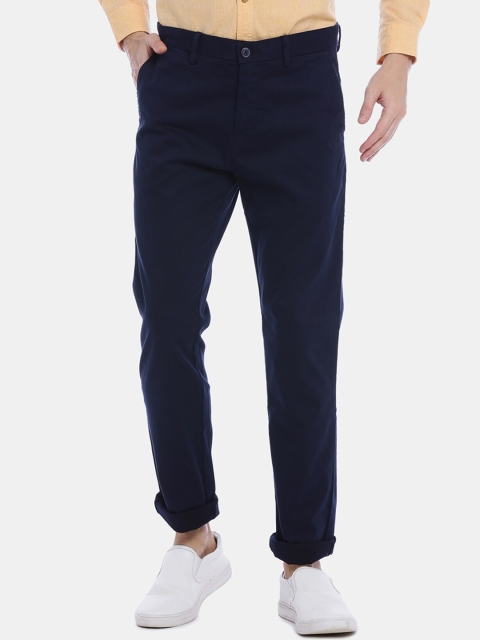 

U.S. Polo Assn. Men Blue Regular Fit Solid Chinos