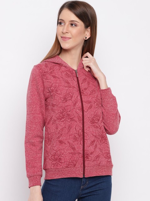 

Miss Grace Women Red Printed Sweatshirt