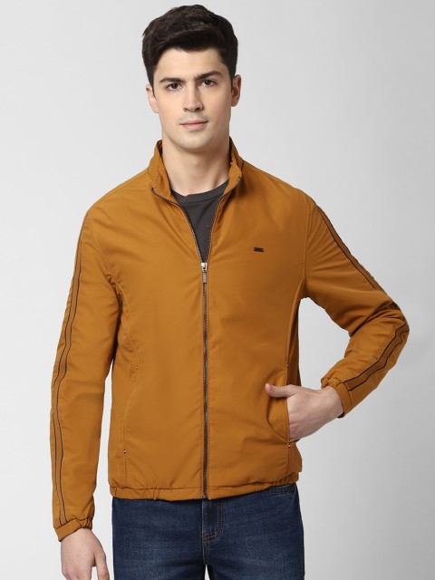 

Peter England Casuals Men Yellow Solid Tailored Jacket