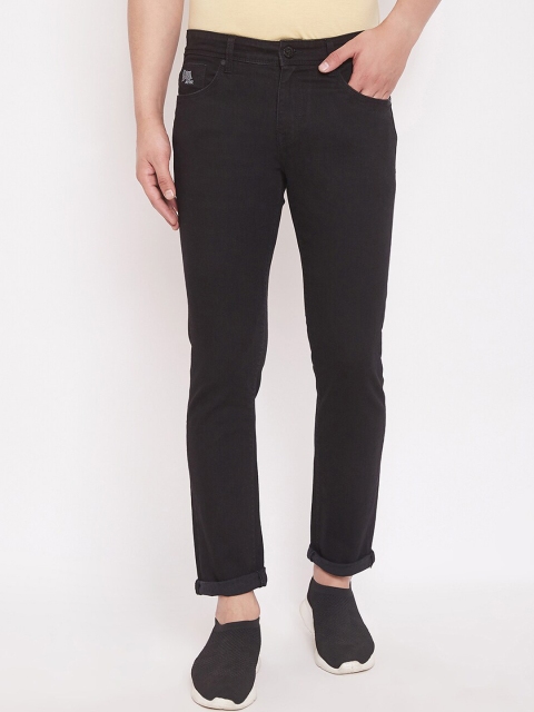 

American Archer Men Black Slim Fit Low-Rise Clean Look Jeans
