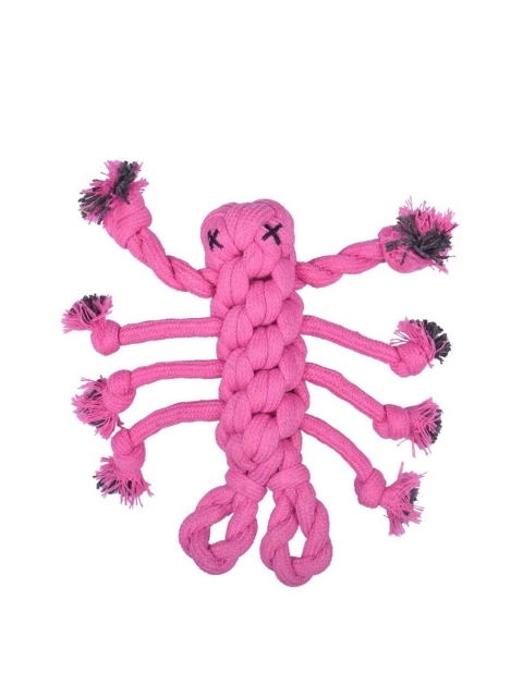 

Poochles Pink Lobster Shaped Rope Dog Toy