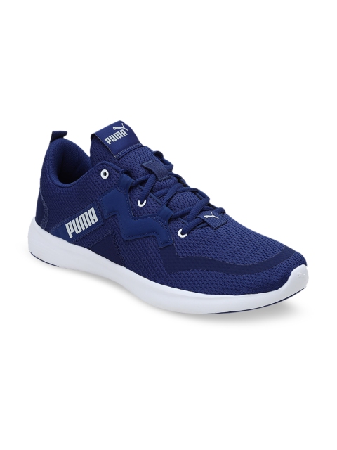 

Puma Men Blue & White Mesh Softride Vital Running Shoes