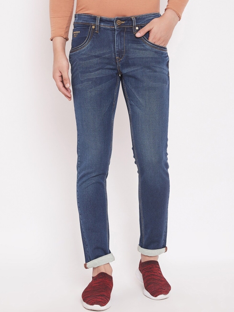 American Archer Men Blue Skinny Fit Low-Rise Clean Look Jeans
