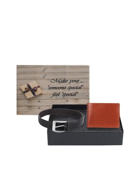 

LONDON FASHION hob Men Brown & Black Accessory Gift Set