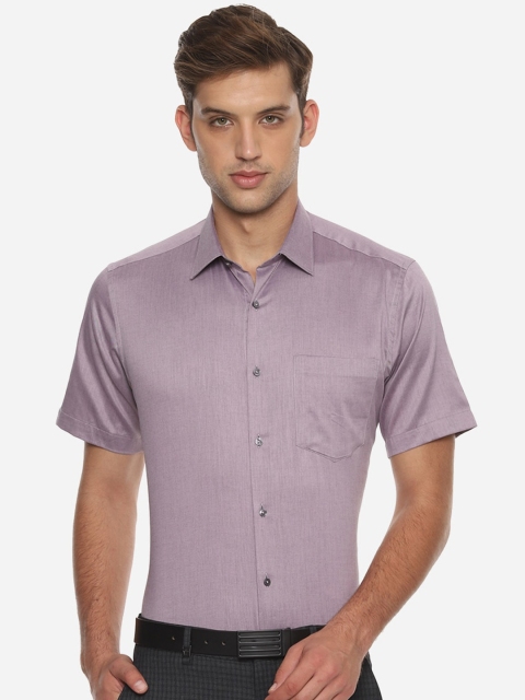 

Van Heusen Men Purple Regular Fit Self Design Casual Shirt