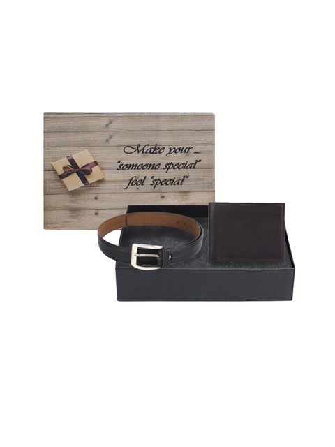 

LONDON FASHION hob Men Accessory Gift Set, Brown
