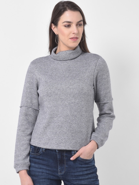 

Latin Quarters Women Grey Solid Top