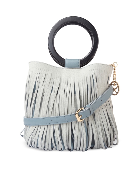 

Sole To Soul Grey Solid Handheld Bag