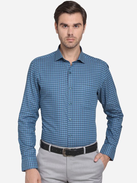 

JADE BLUE Men Multicoloured Slim Fit Checked Casual Shirt, Multi
