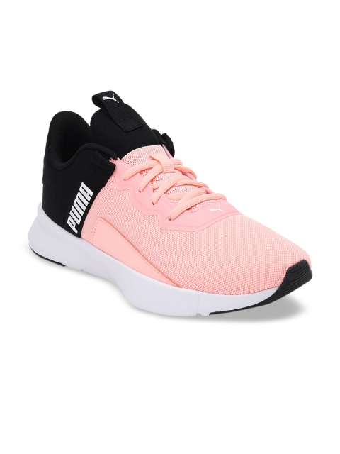 

Puma Unisex Peach-Coloured & Black Flyer Beta Running Shoes