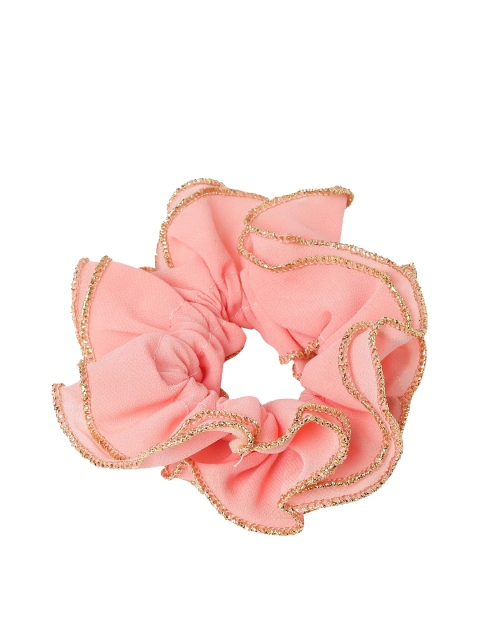 

ToniQ Women Pink Ruffled Ponytail Holder