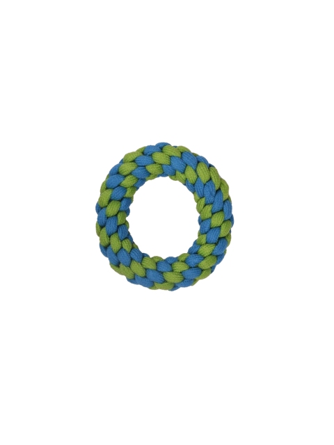 

Poochles Blue & Green Twisted Tug Dog Toy