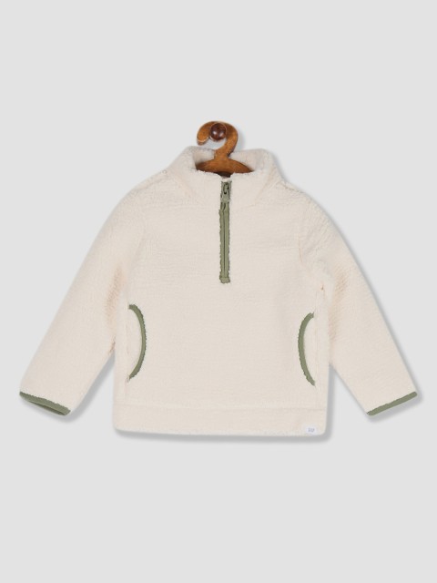 

GAP Boys Beige Solid Sweatshirt