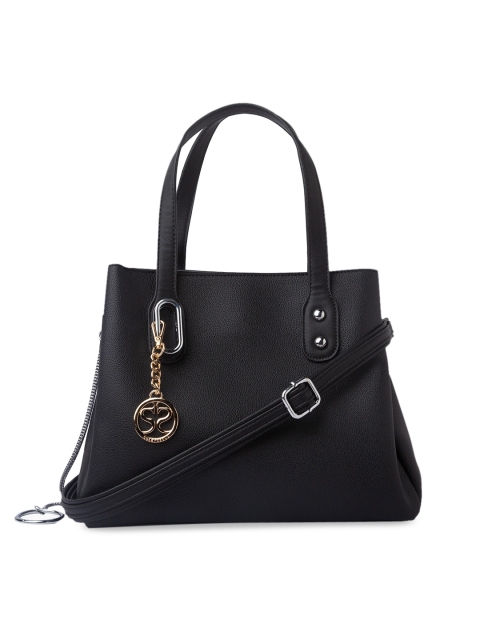 

Sole To Soul Black Solid Handheld Bag