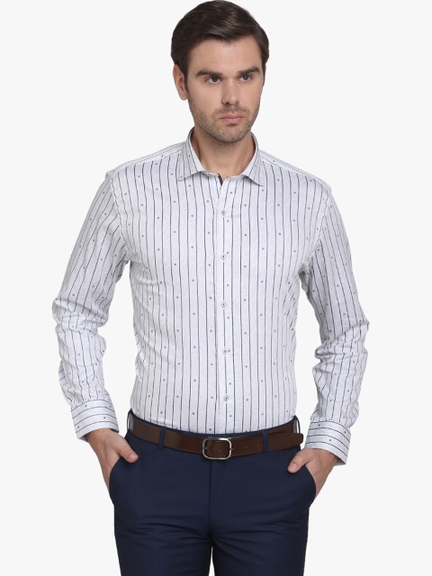 

Greenfibre Men Multicoloured Slim Fit Striped Casual Shirt, Multi