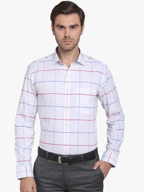 

JADE BLUE Men Multicoloured Slim Fit Checked Casual Shirt, Multi