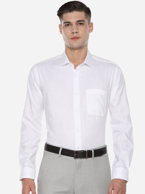 

Van Heusen Men White Regular Fit Solid Formal Shirt