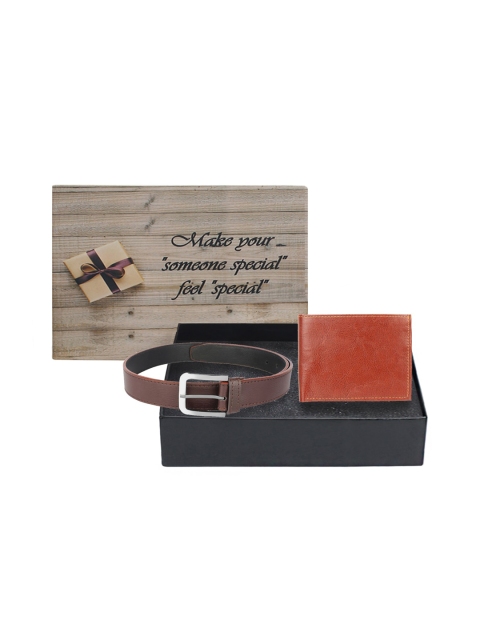 

LONDON FASHION hob Men Brown Accessory Gift Set