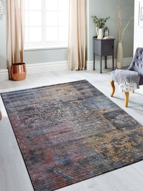 

OBSESSIONS Multicoloured Abstract Anti-Skid Carpet, Multi
