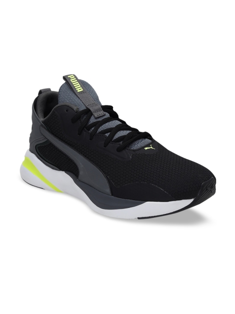 

Puma Men Black Mesh Softride Rift Tech Ripstop Running Shoes