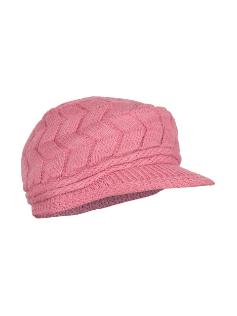 

iSWEVEN Unisex Pink Self Design Visor Cap