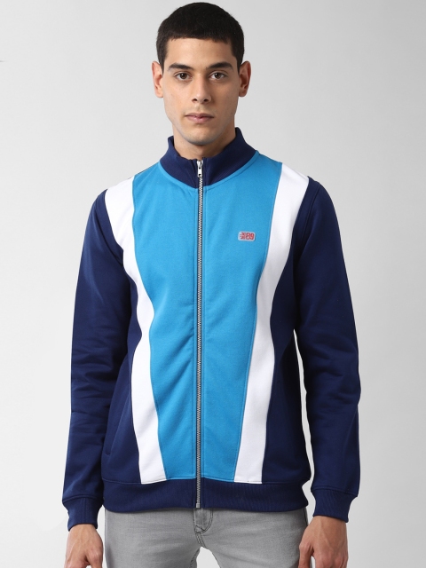 

Peter England Casuals Men Navy Blue & Off-White Colourblocked Sweatshirt