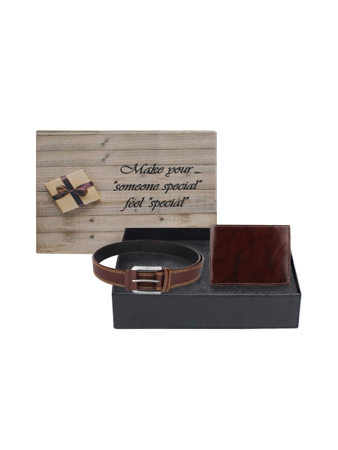 

LONDON FASHION hob Men Brown Accessory Gift Set