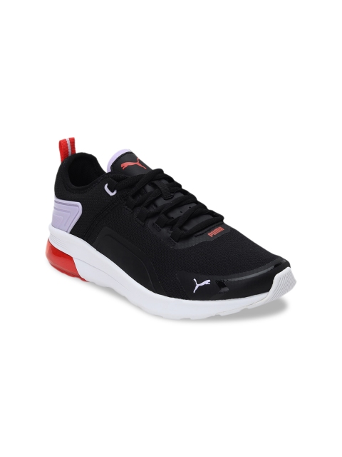 

Puma Unisex Black & White Electron Street Era Sneakers