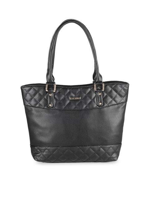 

Metro Black Textured Shoulder Bag