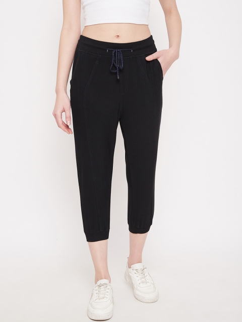 

C9 AIRWEAR Women Black Solid Denim Capris