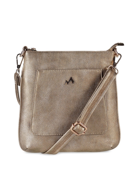 

Metro Gold-Toned Textured Sling Bag