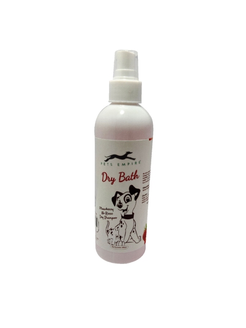 

PETS EMPIRE Strawberry Dogs & Cats All Natural Dry Shampoo, Red
