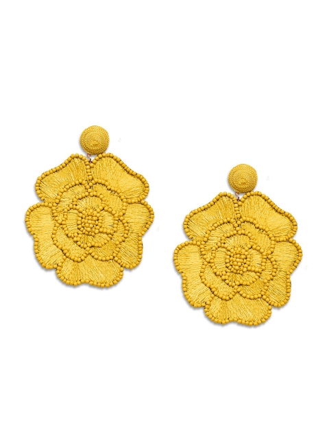 

Foxy Sperks Yellow Contemporary Drop Earrings