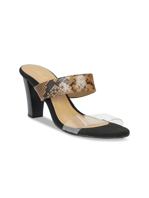 

Inc 5 Women Tan Brown Printed Heels