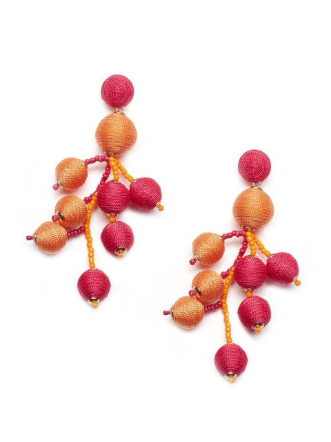 

Foxy Sperks Orange Contemporary Drop Earrings