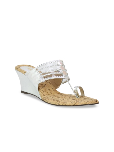 

Inc 5 Women Silver-Toned Embellished Heels