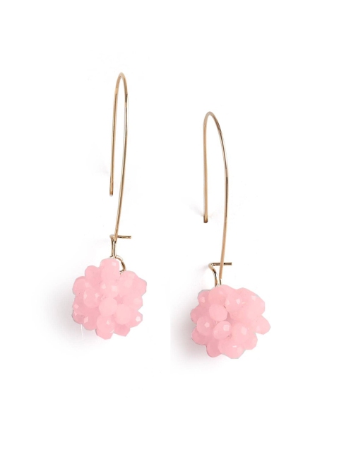 

Foxy Sperks Pink Contemporary Drop Earrings