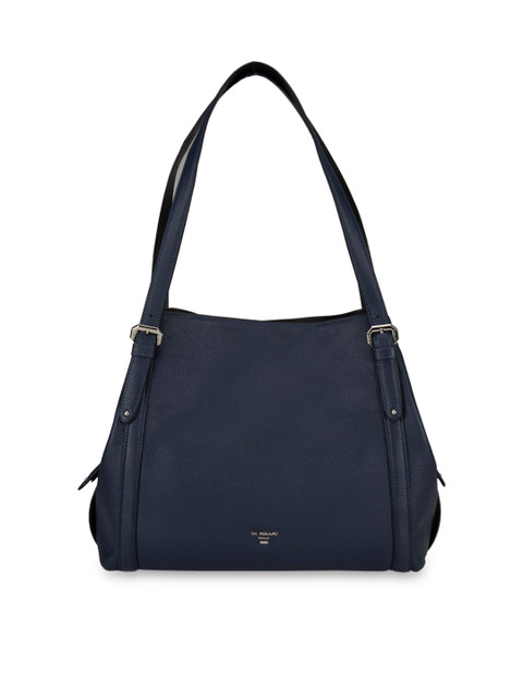 

Da Milano Blue Solid Shoulder Bag